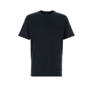 Brioni Men Midnight Blue Cotton T-Shirt
